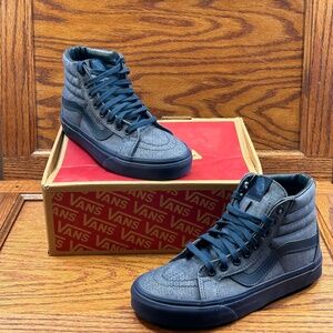 Vans Sk8 Hi Reissue Mono‎ Chambray Navy Shoes